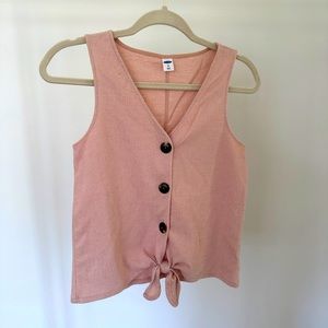 Old navy tie front top